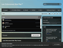 Tablet Screenshot of lawenforcementroleplay.com